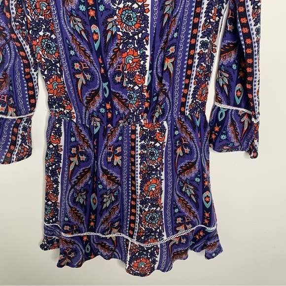 Pura Emocag bohemian print long sleeve pocket romper - Picture 9 of 15